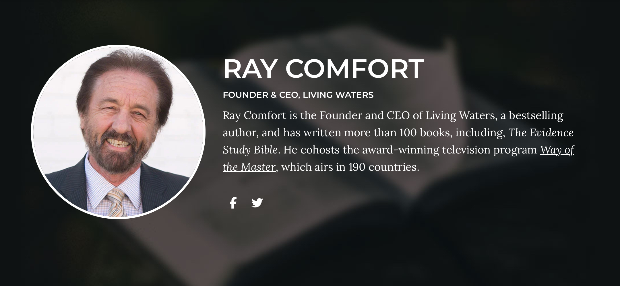Picture of Ray Comfort, founder of Living Waters.